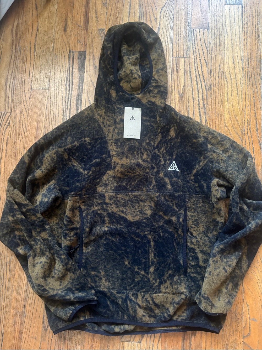 Nike ACG Therma-FIT “Wolf Tree” Pullover Hoodie Dm4326-242 Sz S Oversized